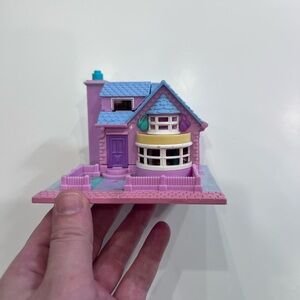 VINTAGE 1993 BLUEBIRD POLLY POCKET LIGHT UP BAY WINDOW HOUSE PLAYSET POLLYVILLE